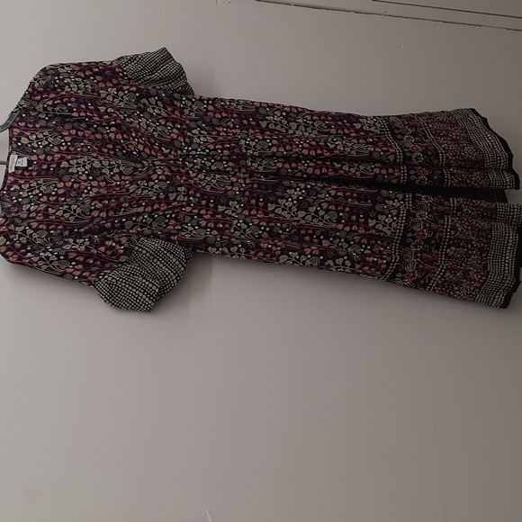 Max & Co by MaxMara Italian 100% Silk floral V-neck Dress size 6 - Picture 7 of 13